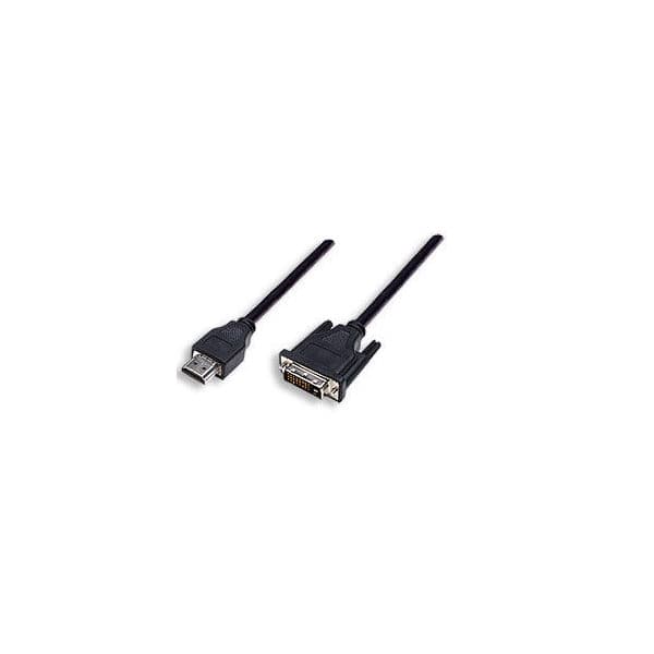 MANHATTAN 372503 :: Кабел за монитор HDMI М - DVI-D M dual link, 1.8 м