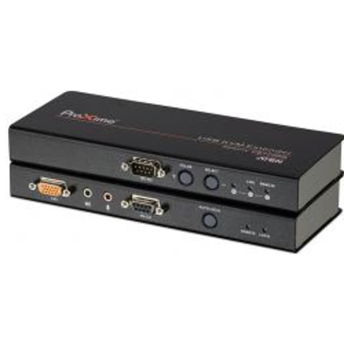ATEN CE770 :: USB KVM екстендър, USB Mouse & Keyboard, 300 m, 1920x1080, Audio & RS-232 Peripherals support