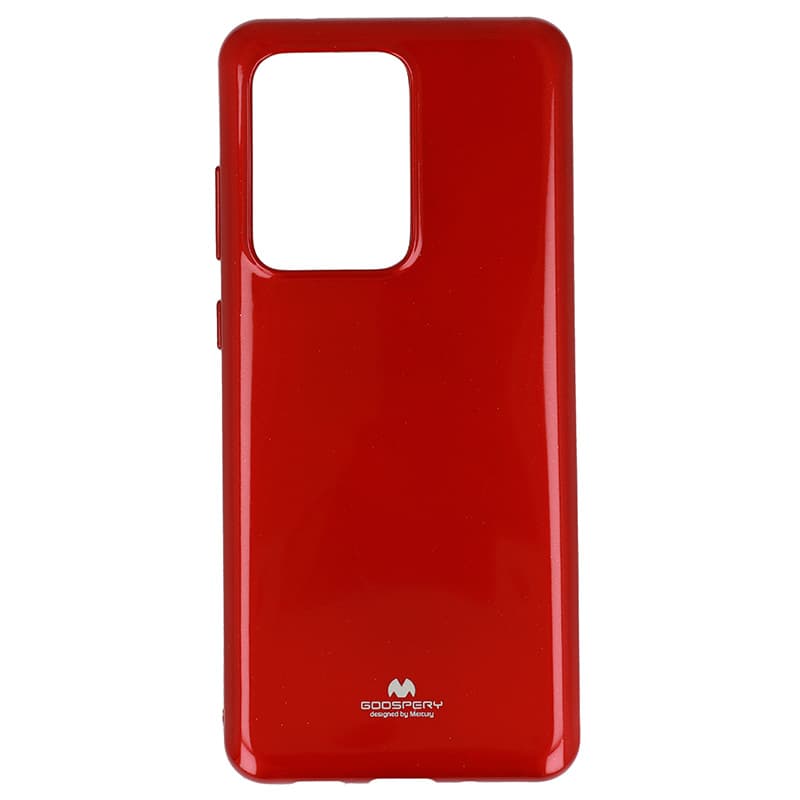Силиконов (TPU) калъф за Samsung Galaxy S20 Ultra - Mercury Goospery Jelly Case (червен)