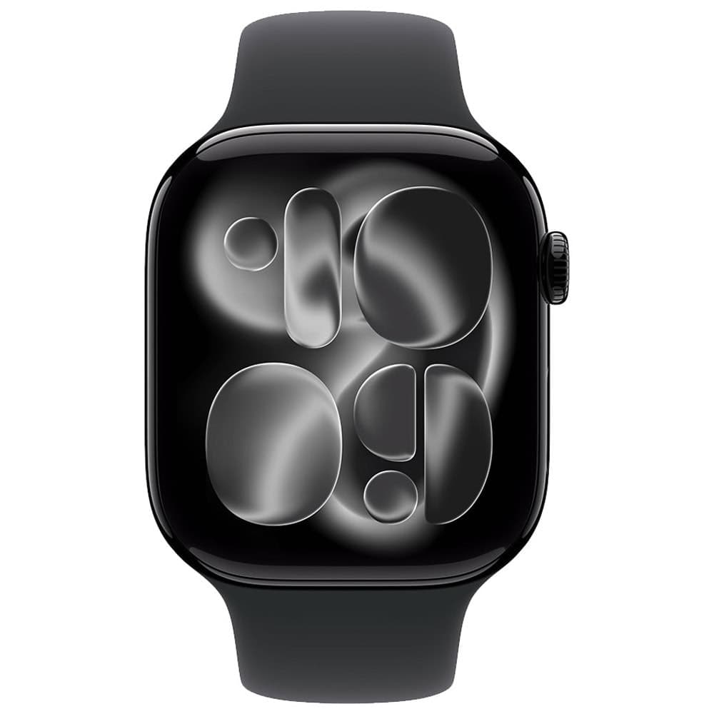 APPLE Watch Series 11В GPSВ 46mmВ Jet Black Aluminium Case with Black Sport Band M/L
