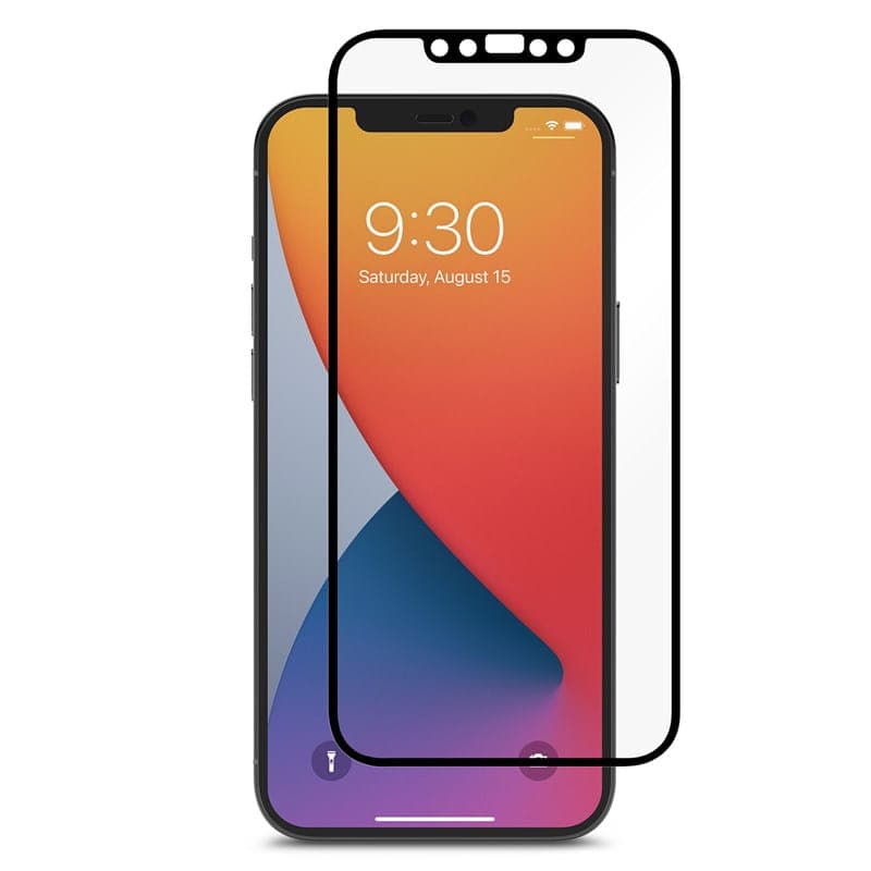 Качествено матово защитно покритие за iPhone 12 Pro Max - Moshi iVisor AG (черен)