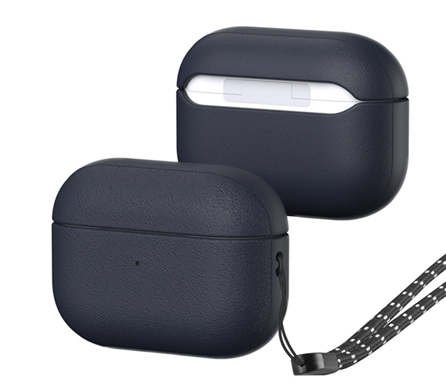 Силиконов (TPU) калъф с връзка за ръка за Apple AirPods Pro 2, AirPods Pro - Dux Ducis AirPods Pro 2 Plen Serires Premium Case (тъмносин)