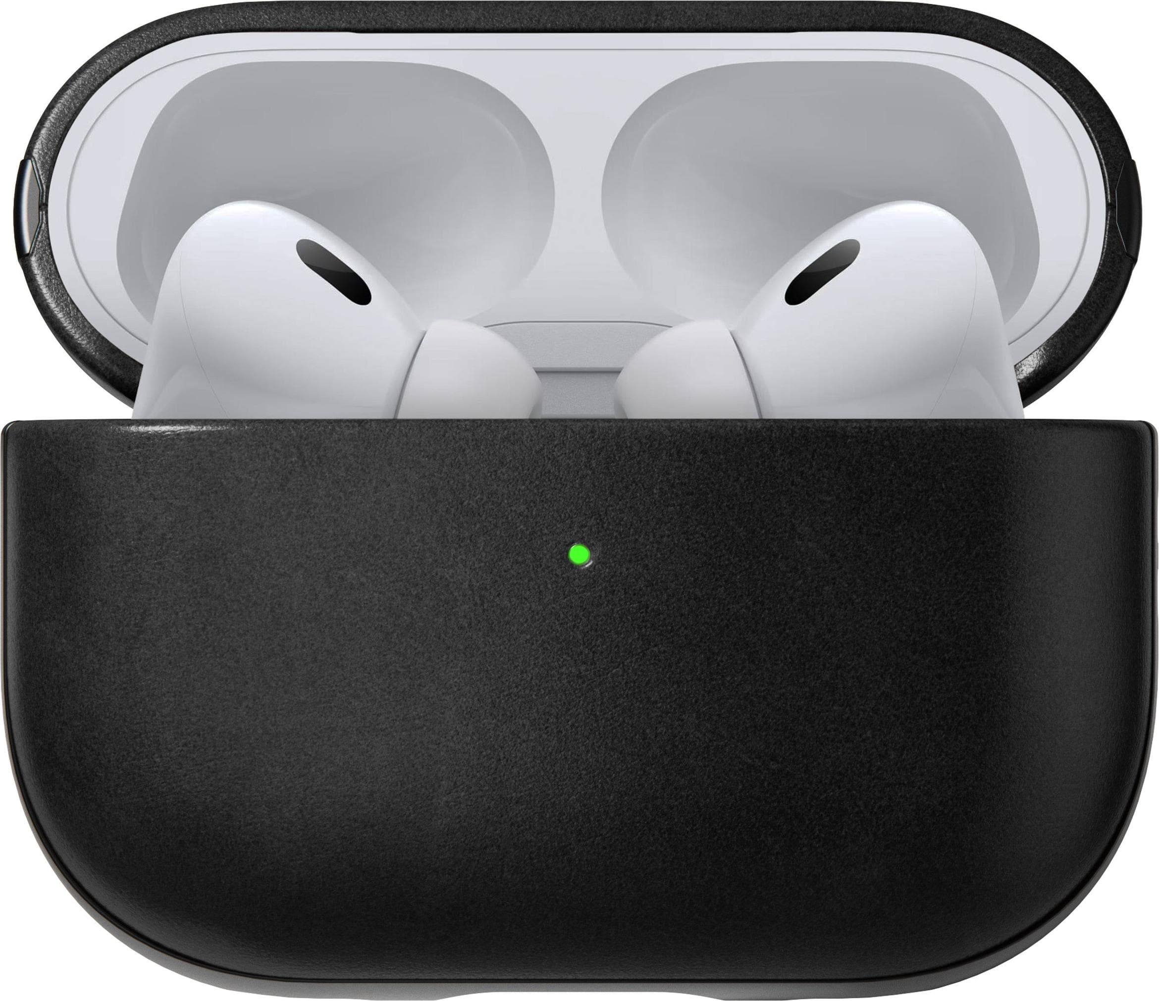 Кожен (естествена кожа) кейс за Apple Airpods Pro 2 - Nomad Horween Leather Case (черен)