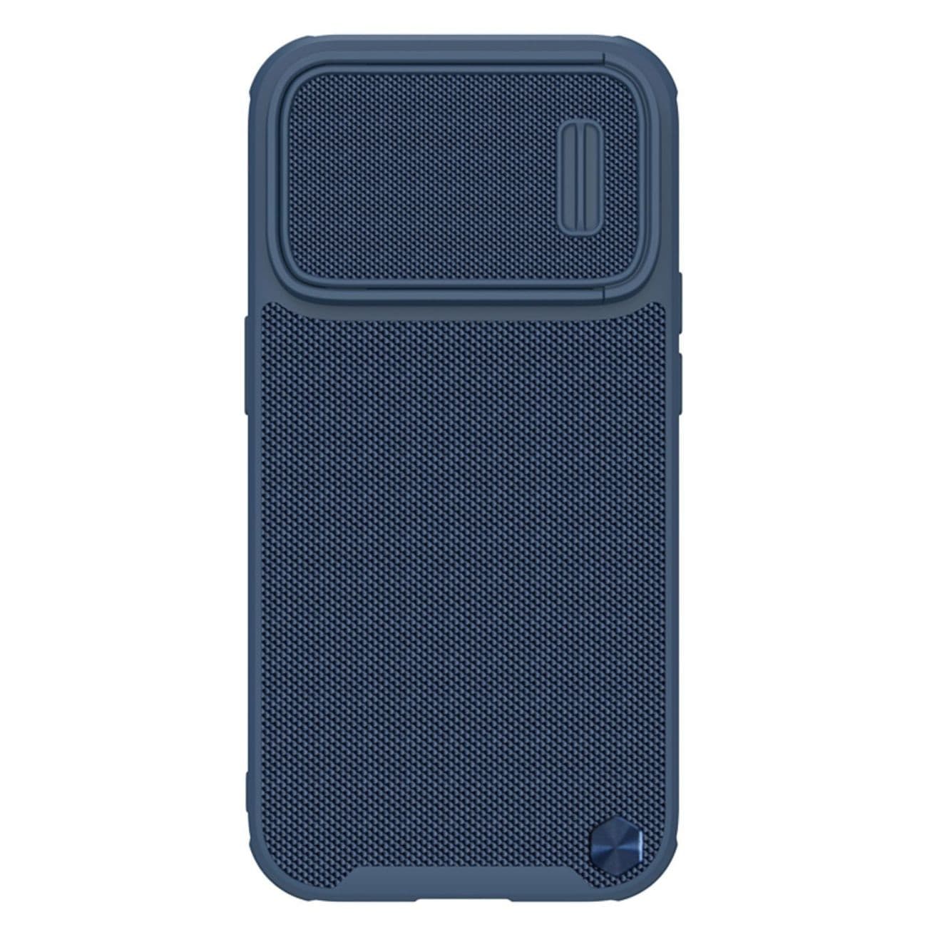 Хибриден удароустойчив кейс с MagSafe за iPhone 14 Pro - Nillkin Textured S Magnetic Rugged Case (син)