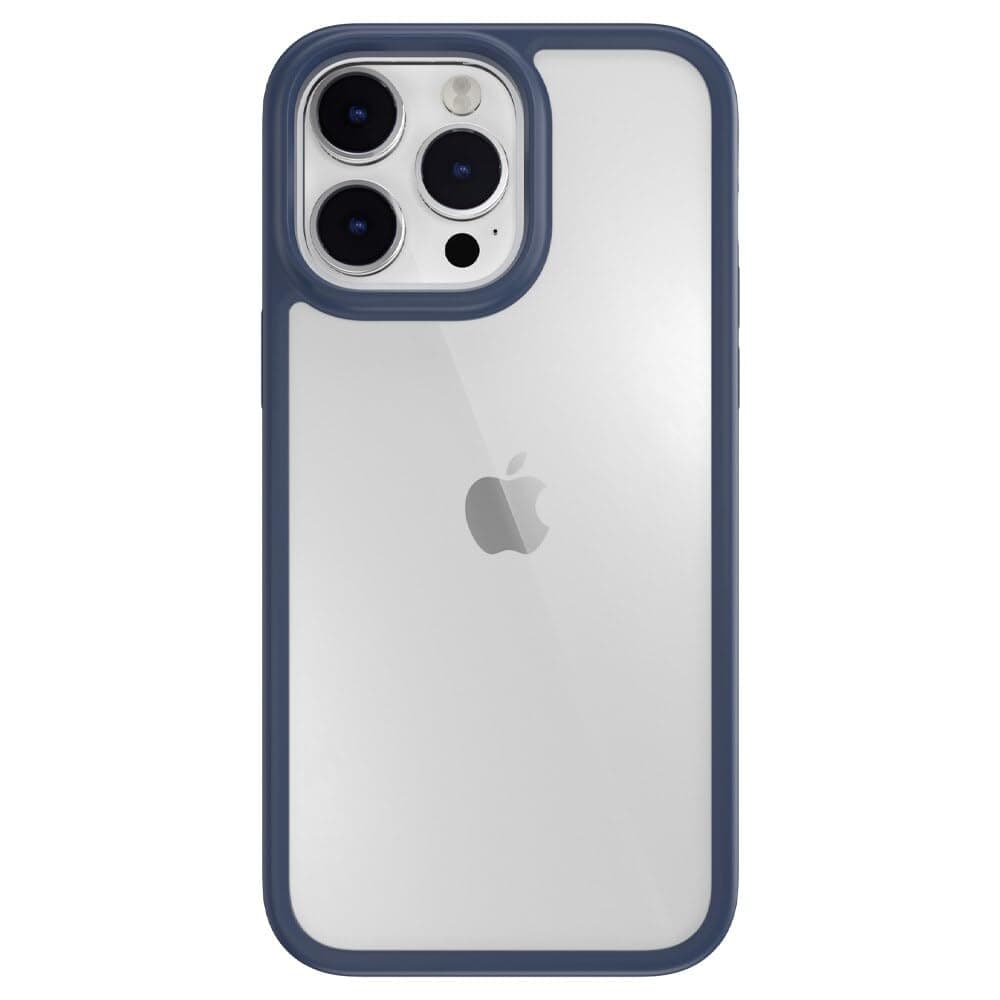 Хибриден удароустойчив кейс за iPhone 14 Pro Max - SwitchEasy AERO Plus Case (син-прозрачен)