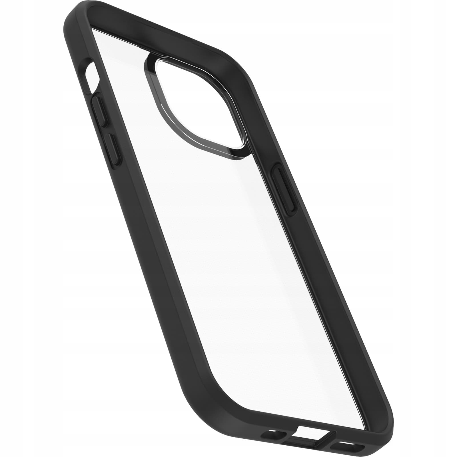 Хибриден удароустойчив калъф за iPhone 14 Pro (черен-прозрачен) - Otterbox React Case