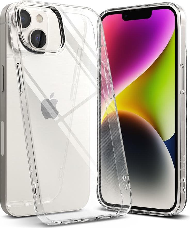Силиконов (TPU) калъф за iPhone 14 Plus - Ringke Air Case (прозрачен)