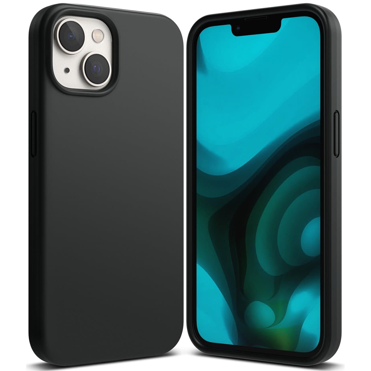 Силиконов (TPU) калъф за iPhone 14 Plus - Ringke Soft Silicone Case (черен)