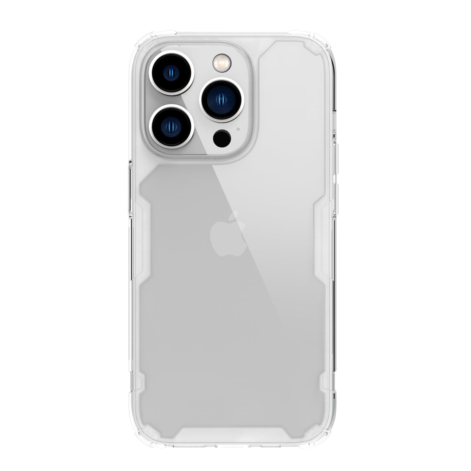 Хибриден удароустойчив кейс за iPhone 14 Pro - Nillkin Nature TPU Pro Case (прозрачен)