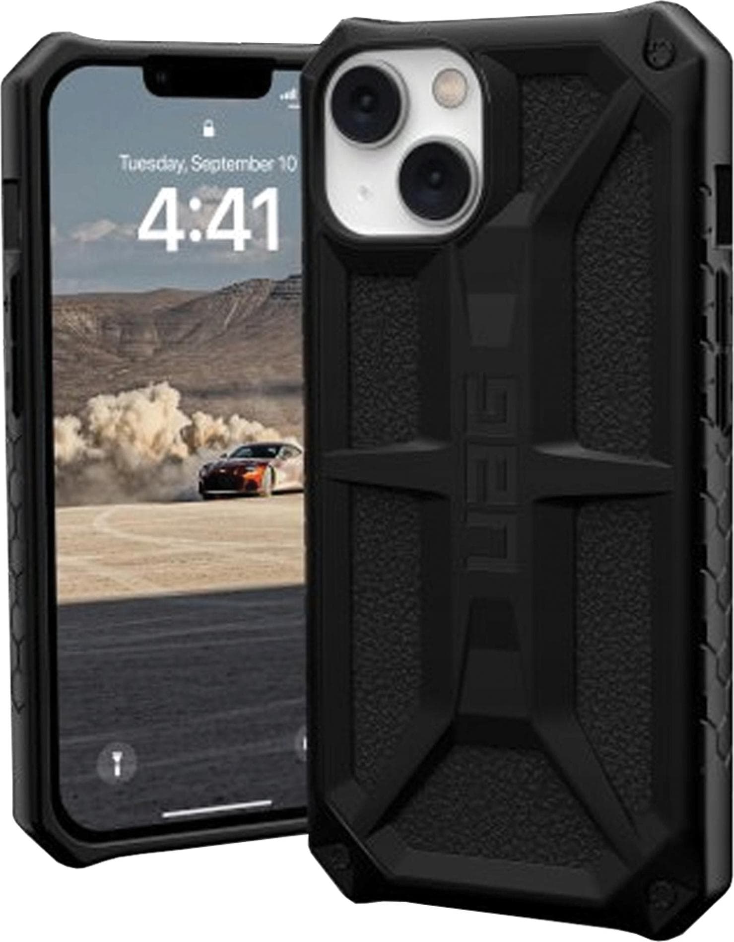 Удароустойчив хибриден кейс за iPhone 14 Plus - Urban Armor Gear Monarch Case (черен)