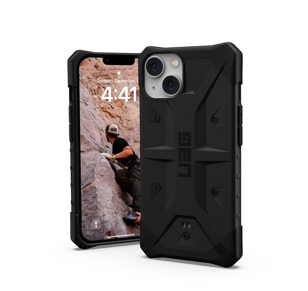 Удароустойчив хибриден кейс за iPhone 14 Plus - Urban Armor Gear Pathfinder Case (черен)