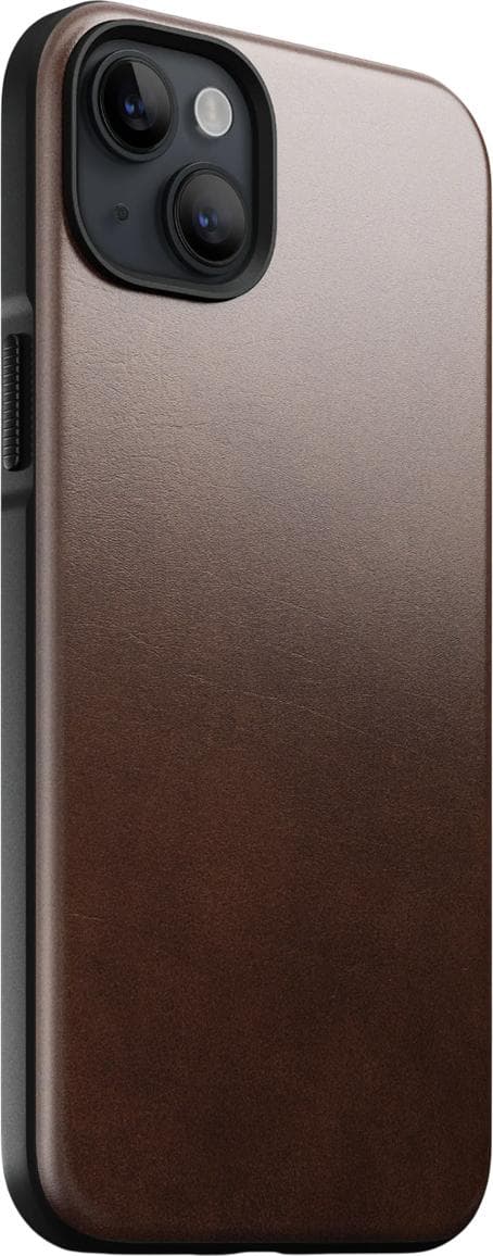 Кожен (естествена кожа) кейс с MagSafe за iPhone 14 Plus - Nomad Modern Horween Leather MagSafe Case (кафяв)