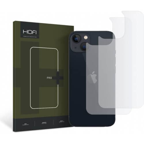 Два броя прозрачни защитни покрития за задната част на iPhone 14 Plus - Hofi Hydroflex Pro Plus Back Protector