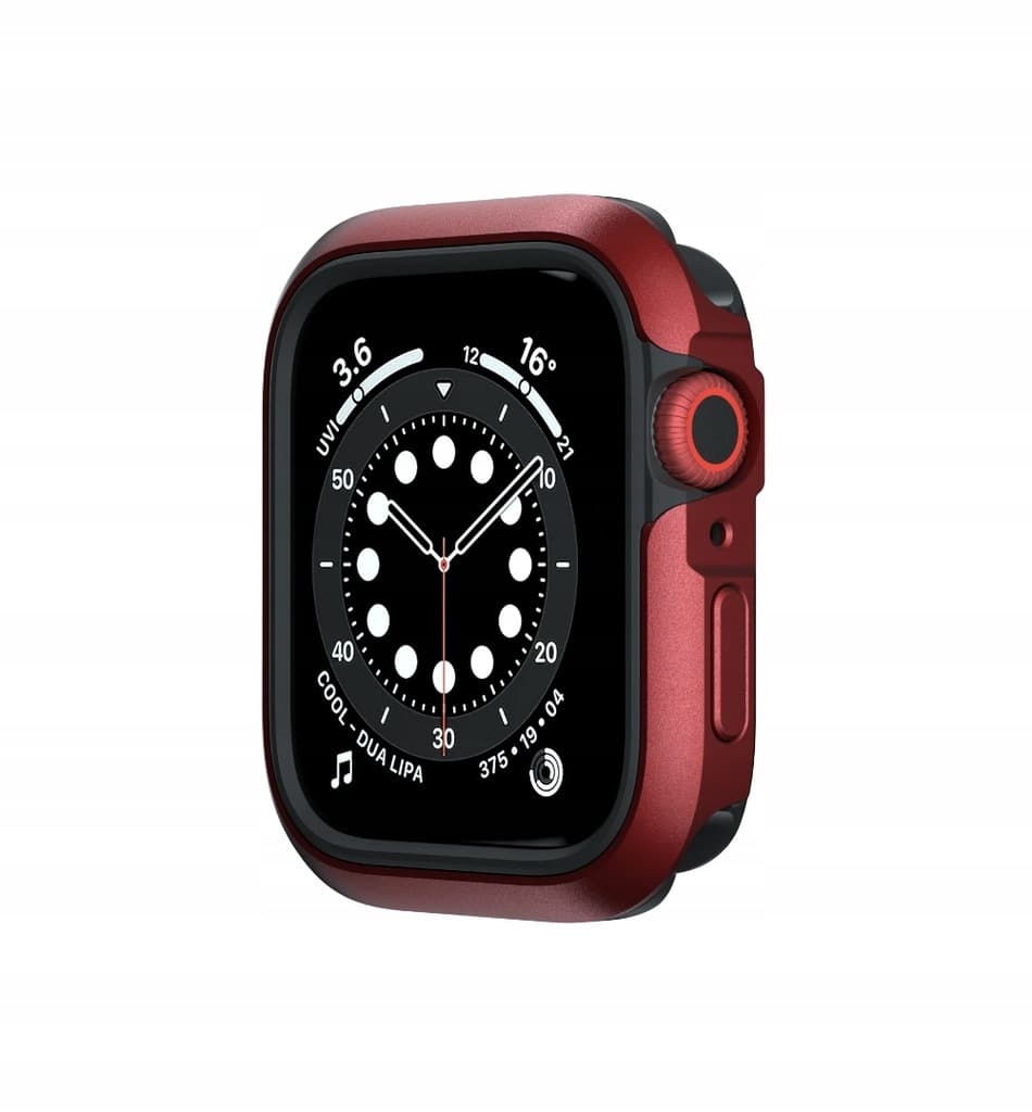 Удароустойчив хибриден кейс за Apple Watch 44мм - SwitchEasy Odyssey Case (червен)