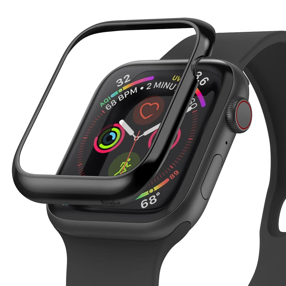 Стоманена рамка с висока степен на защита за Apple Watch 44мм - Ringke Bezel Styling (черен)