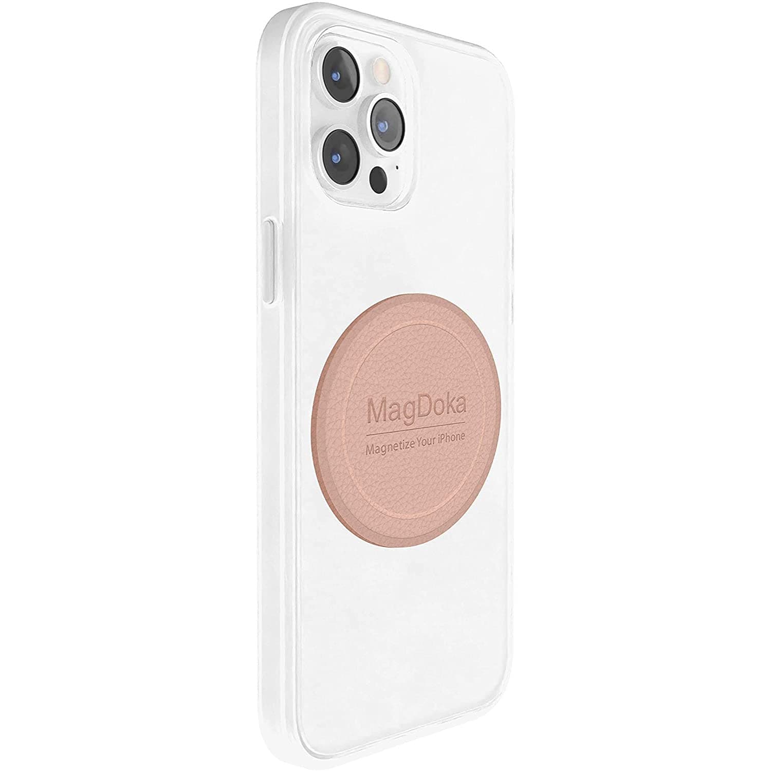 Магнитен диск за кейсове и смартфони съвместим с MagSafe аксесоари - SwitchEasy MagDoka Mounting Disc (розов)