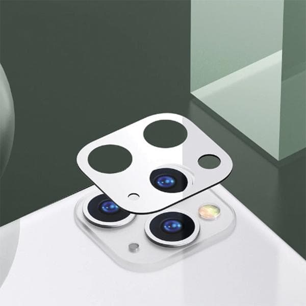 Предпазни стъклени лещи за камерата на iPhone 11 Pro Max - USAMS Camera Lens Glass (бял)
