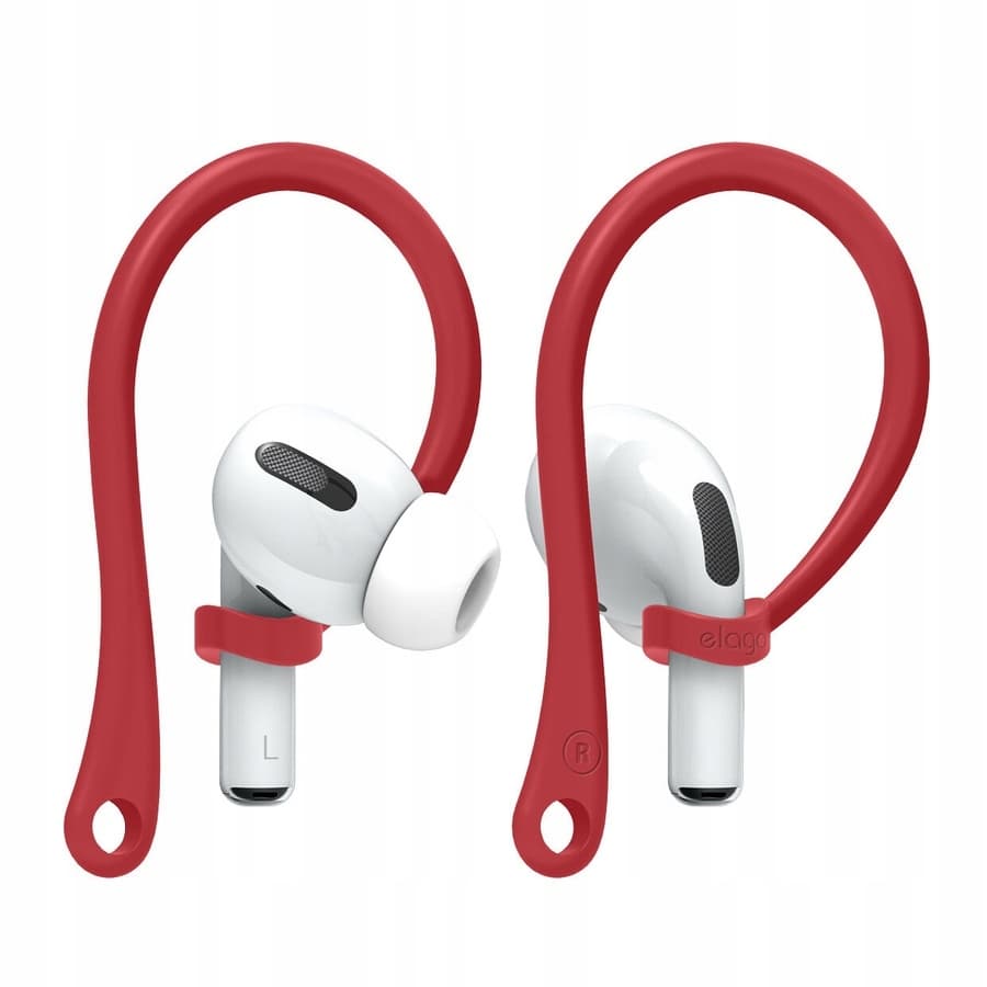 Силиконови кукички за Apple AirPods Pro - Elago AirPods Pro EarHooks (червен)