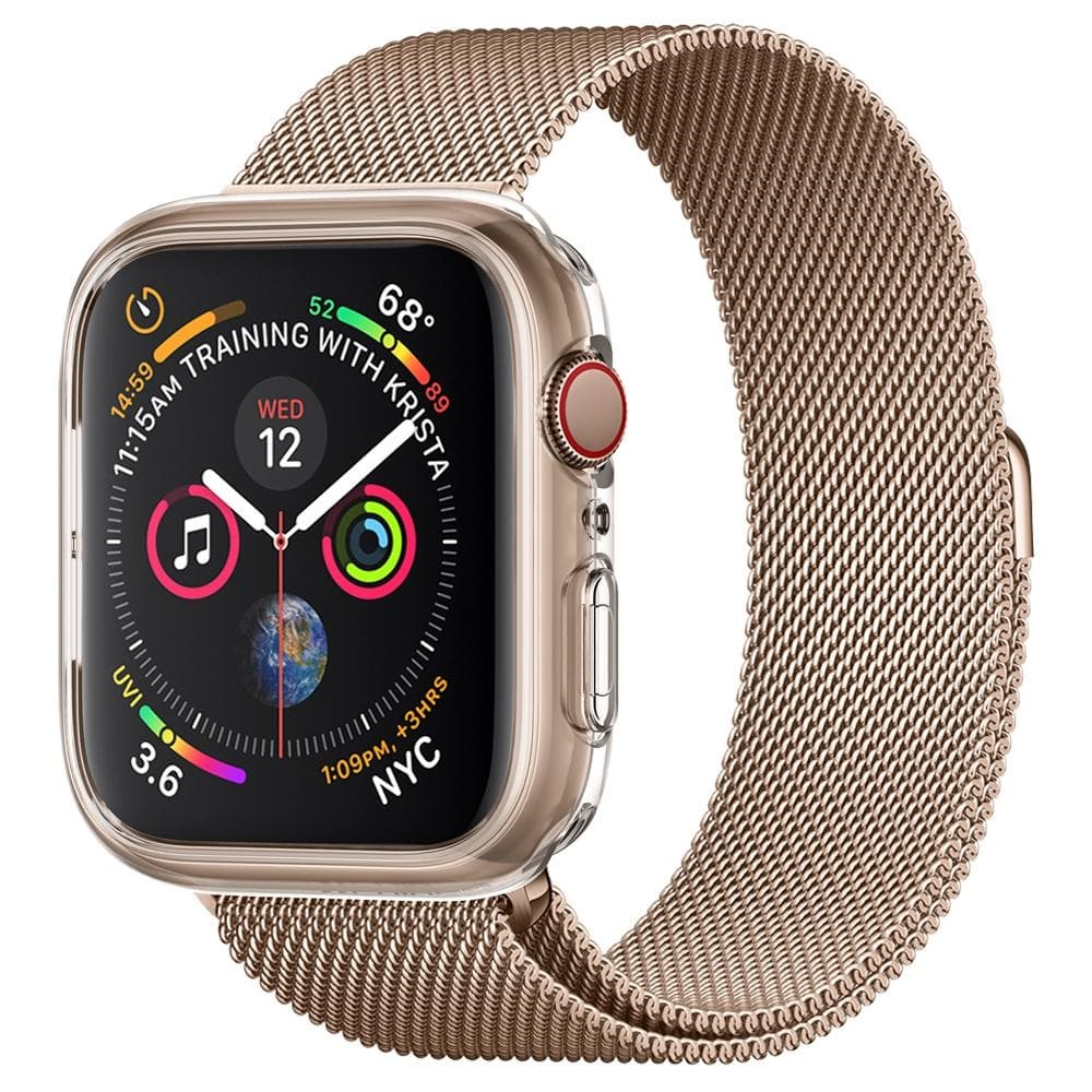 Качествен силиконов (TPU) кейс за Apple Watch 44мм, 45мм - Spigen Liquid Crystal Case (прозрачен)