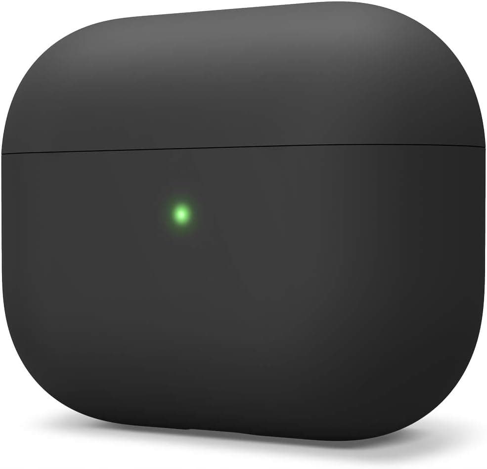 Твърд силиконов кейс за Apple Airpods Pro - Elago Airpods Pro Liquid Hybrid Case (черен)