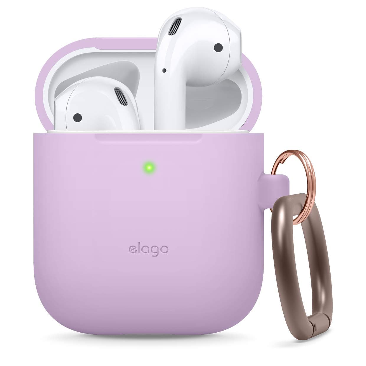 Калъф за слушалки Elago Hang Silicone Case EAPSC-HANG-RD, за Apple AirPods, силиконов, червен