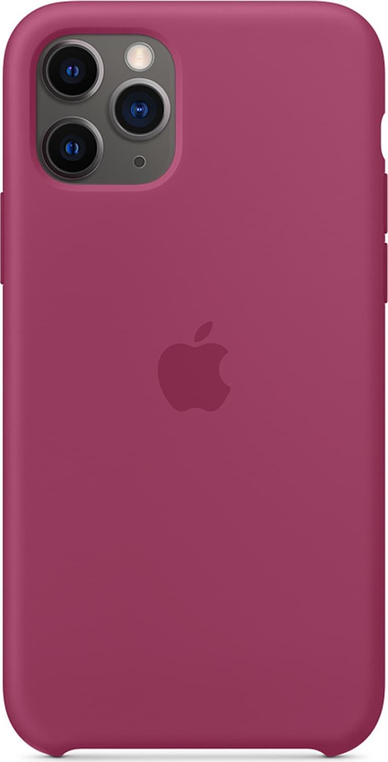 Оригинален силиконов кейс за iPhone 11 Pro - Apple Silicone Case (светлочервен)