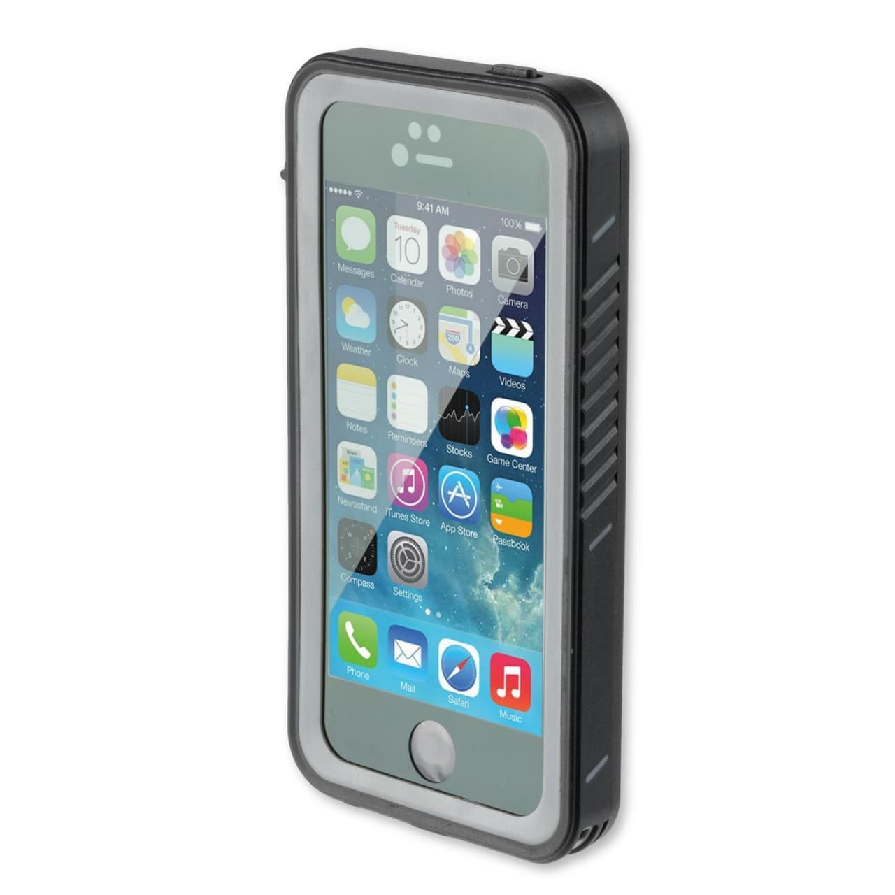 Ударо и водоустойчив калъф за iPhone 5, iPhone 5S, iPhone SE - 4smarts Rugged Case Active Pro STARK (черен)