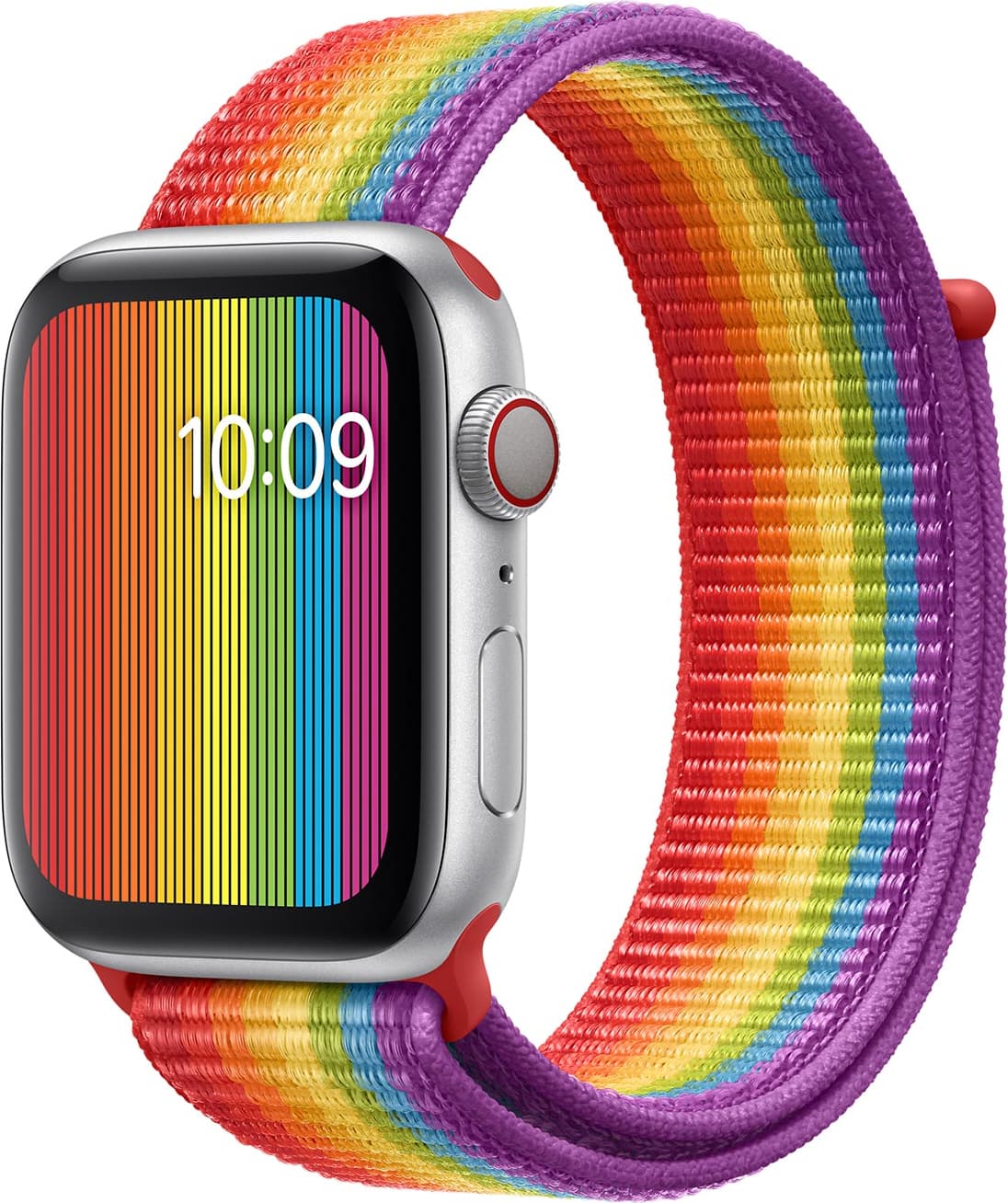 Оригинална текстилна каишка за Apple Watch 42мм, 44мм - Apple Pride Edition Sport Loop (шарен)