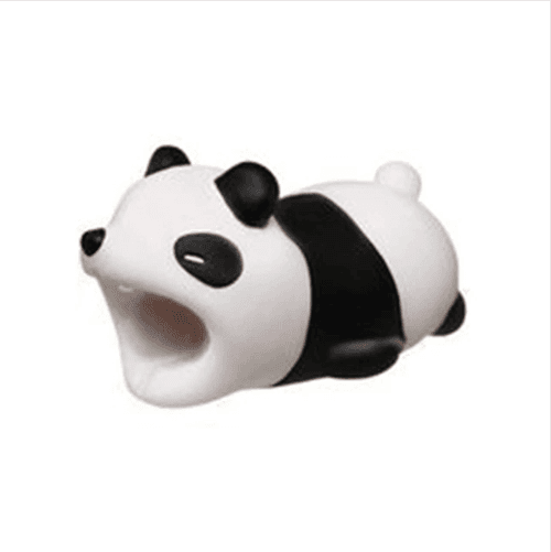 Артистичен аксесоар, предпазващ вашия Lightning кабел - Cable Bite Protection (панда)