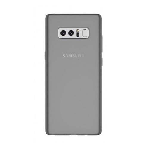 Тънък силиконов (TPU) калъф (0.3 mm) за Samsung Galaxy Note 8 - Ultra-Slim Case (черен-прозрачен)