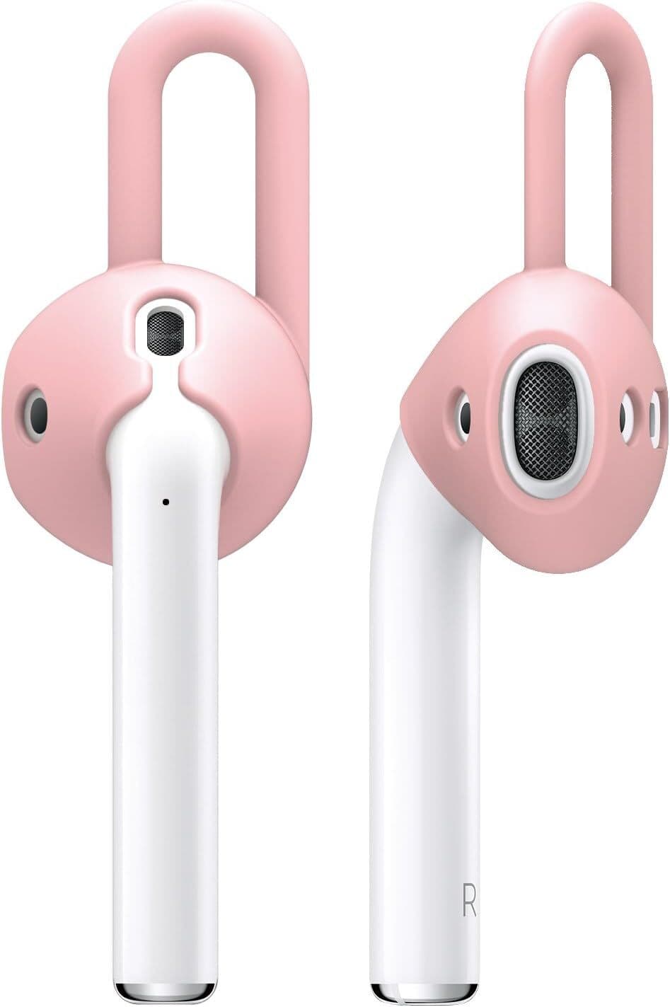 Антибактериални силиконови калъфчета за Apple Airpods и Apple Airpods 2 (розов) - Elago Airpods EarPads (4 броя)