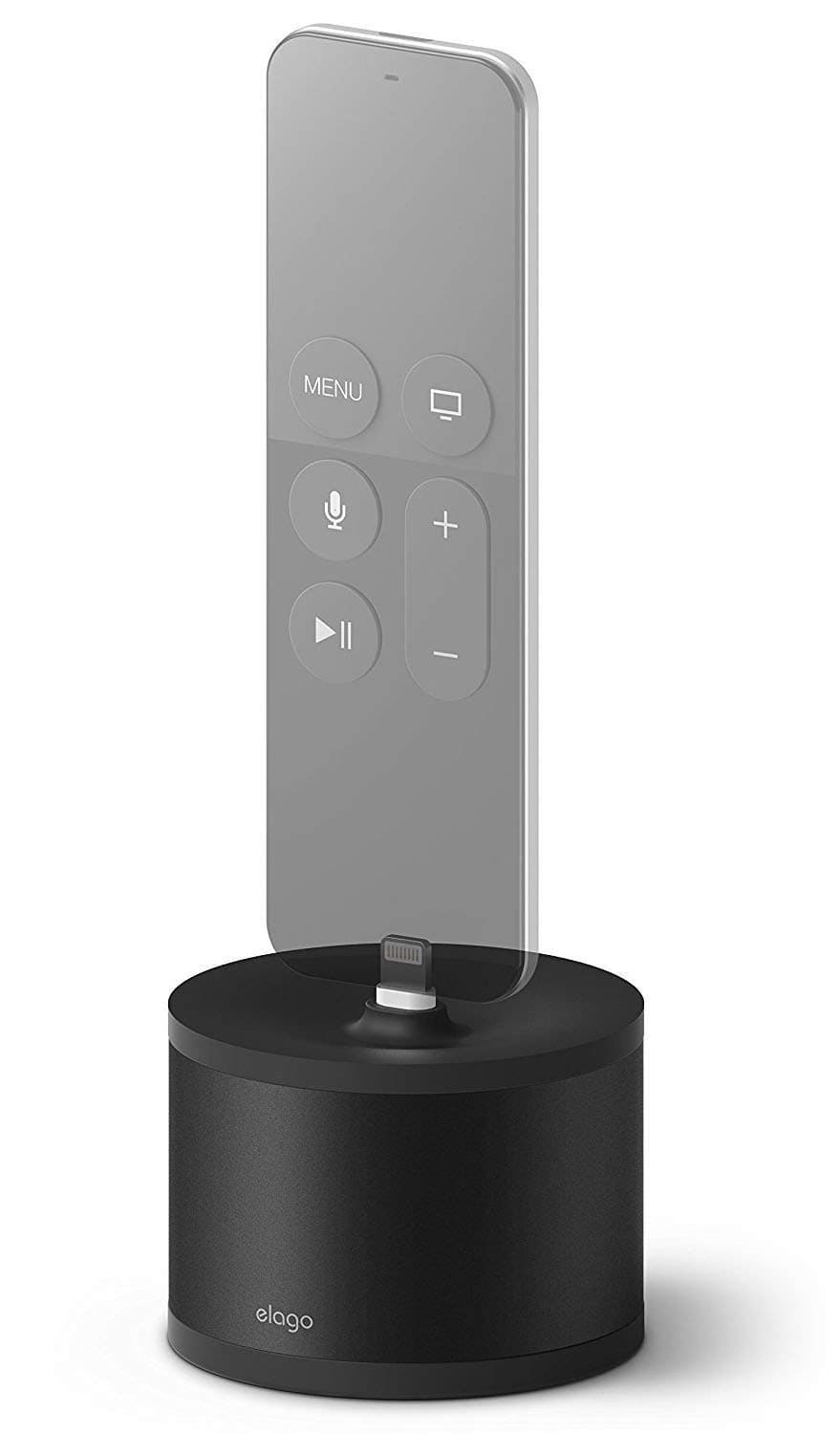 Док станция за iPhone, iPad mini, Siri Remote, Magic Mouse и Airpods - Elago D Stand Lightning Charging Station (черна)