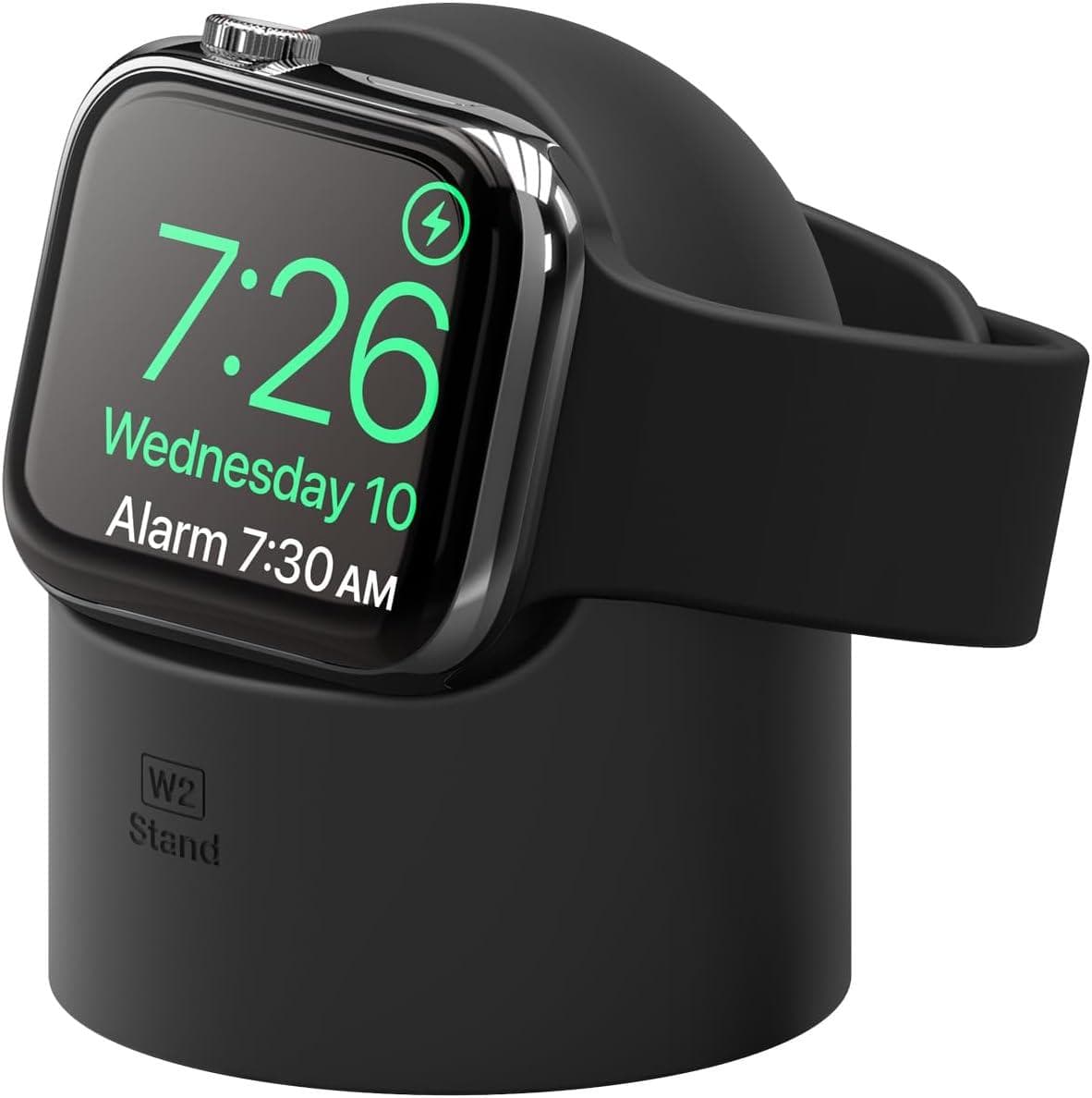 Силиконова поставка за Apple Watch - Elago W2 Watch Stand (черна)