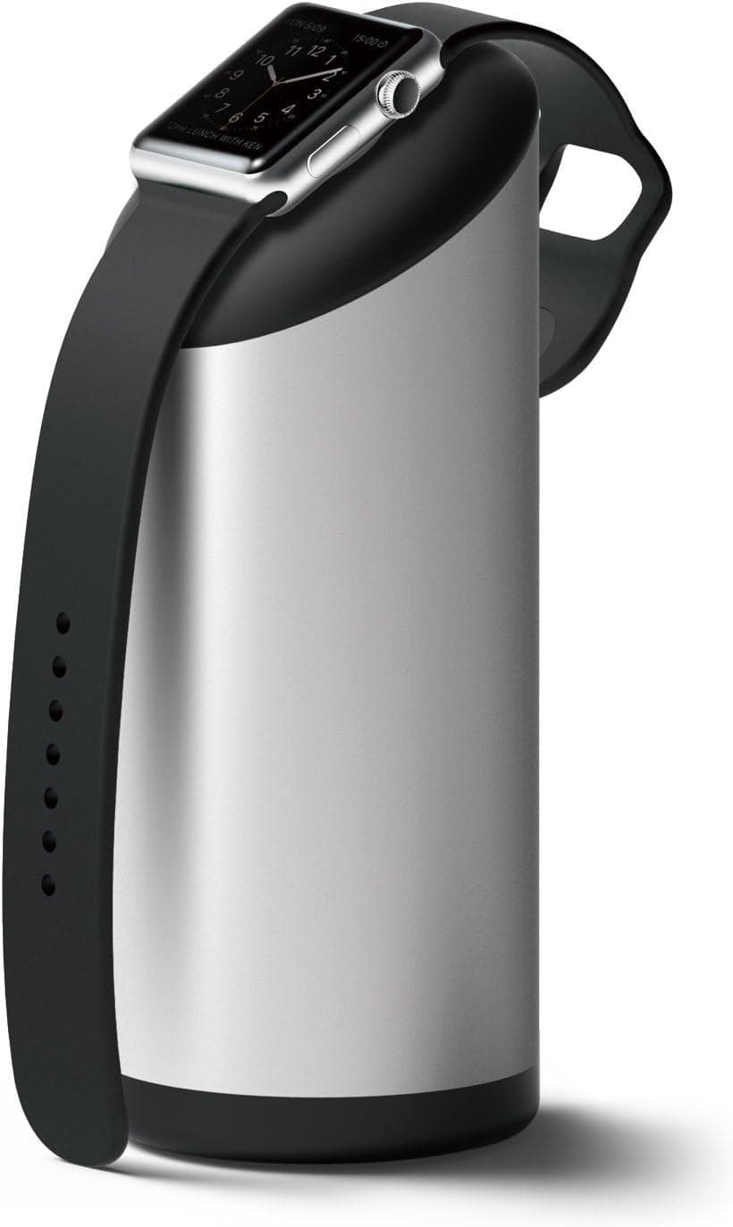 Луксозна алуминиева поставка за Apple Watch - Elago Watch Stand (сребриста)