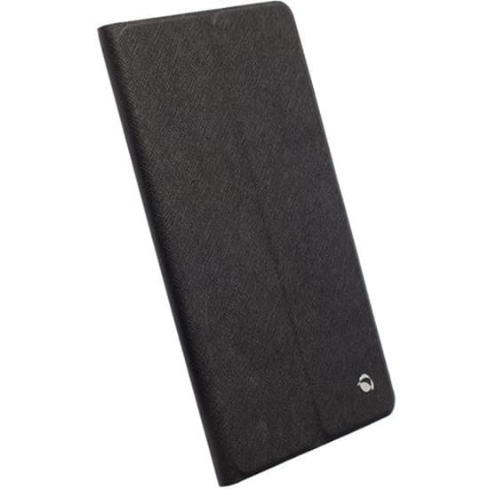 Кожен кейс и поставка за Samsung Galaxy Tab 4 8.0 SM-T330 - Krusell Malmo Tablet Case (черен)