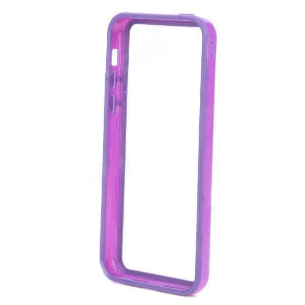 Силиконов бъмпер за iPhone 5C - TPU Bumper Frame (лилав)