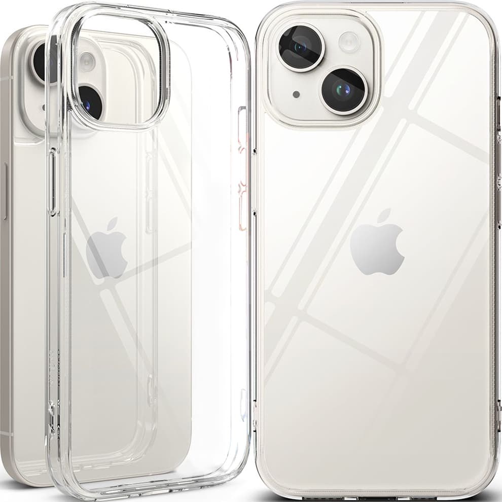 Хибриден удароустойчив кейс за iPhone 15 Plus - Ringke Fusion Crystal Case (прозрачен)