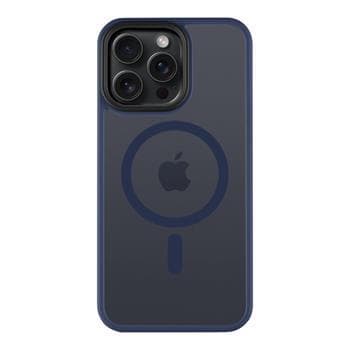 Хибриден удароустойчив кейс с MagSafe за iPhone 15 Pro Max - Tactical MagForce Hyperstealth Cover (син)