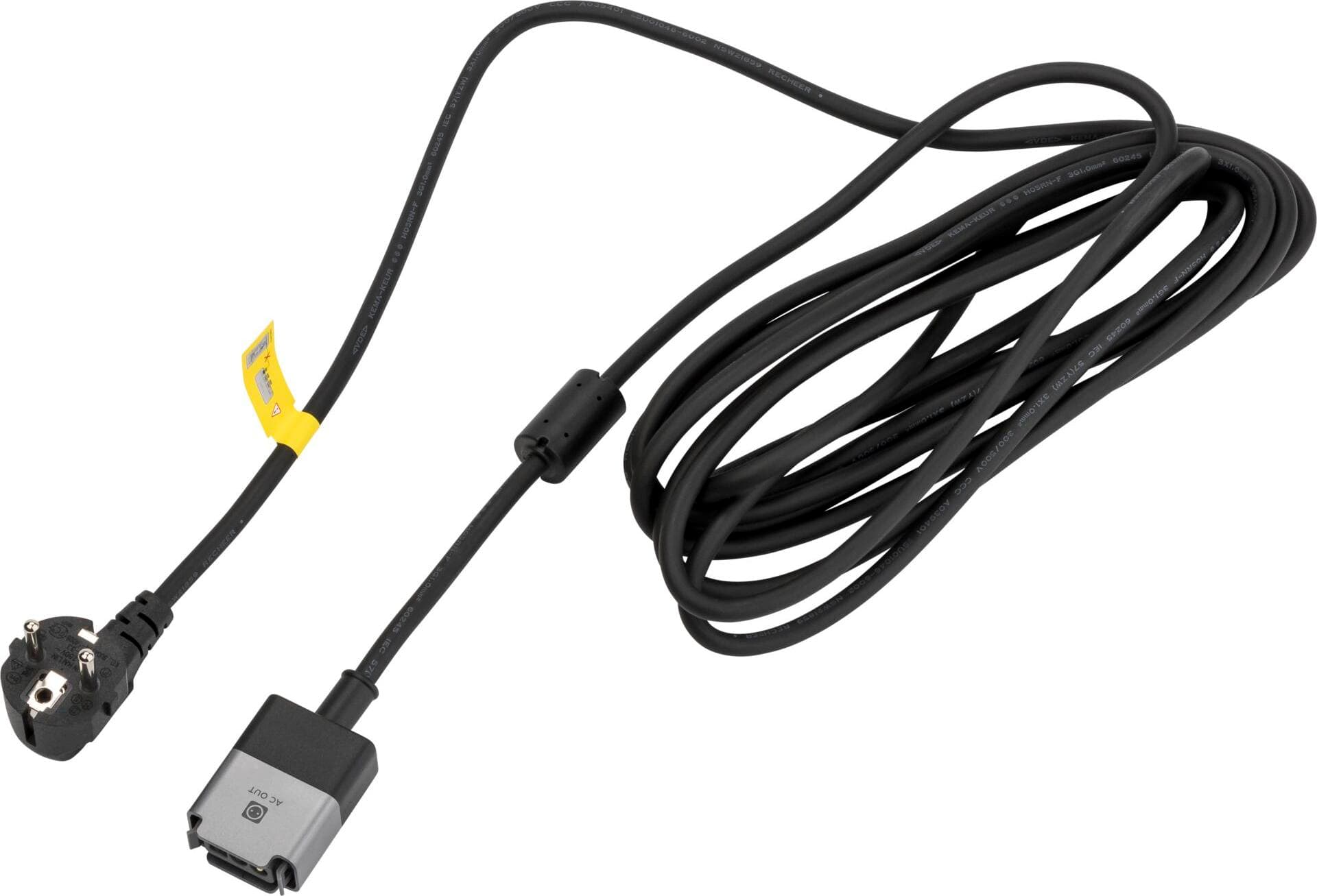 Свързващ кабел за EcoFlow Microinverter към ел. мрежата - EcoFlow BKW to AC Cable 5m (черен)