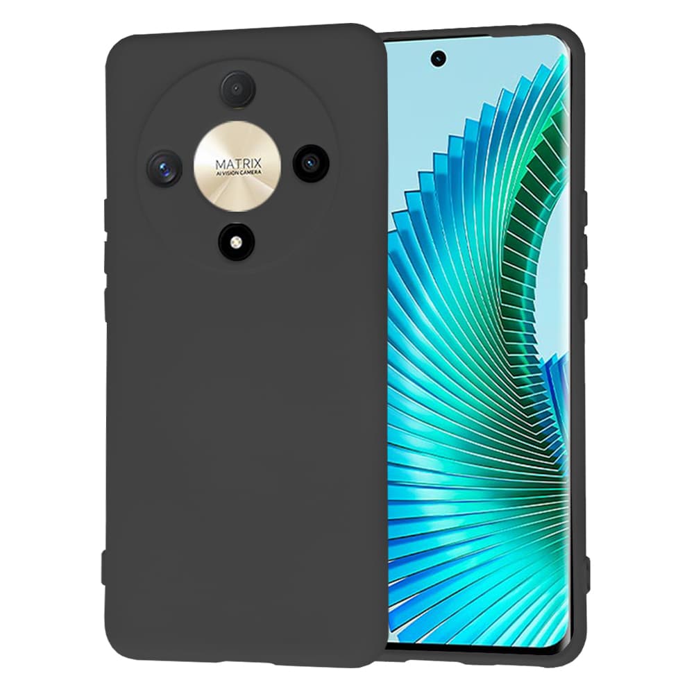 Силиконов (TPU) калъф за Honor Magic6 Lite - Techsuit SoftFlex Silicone Case (черен)