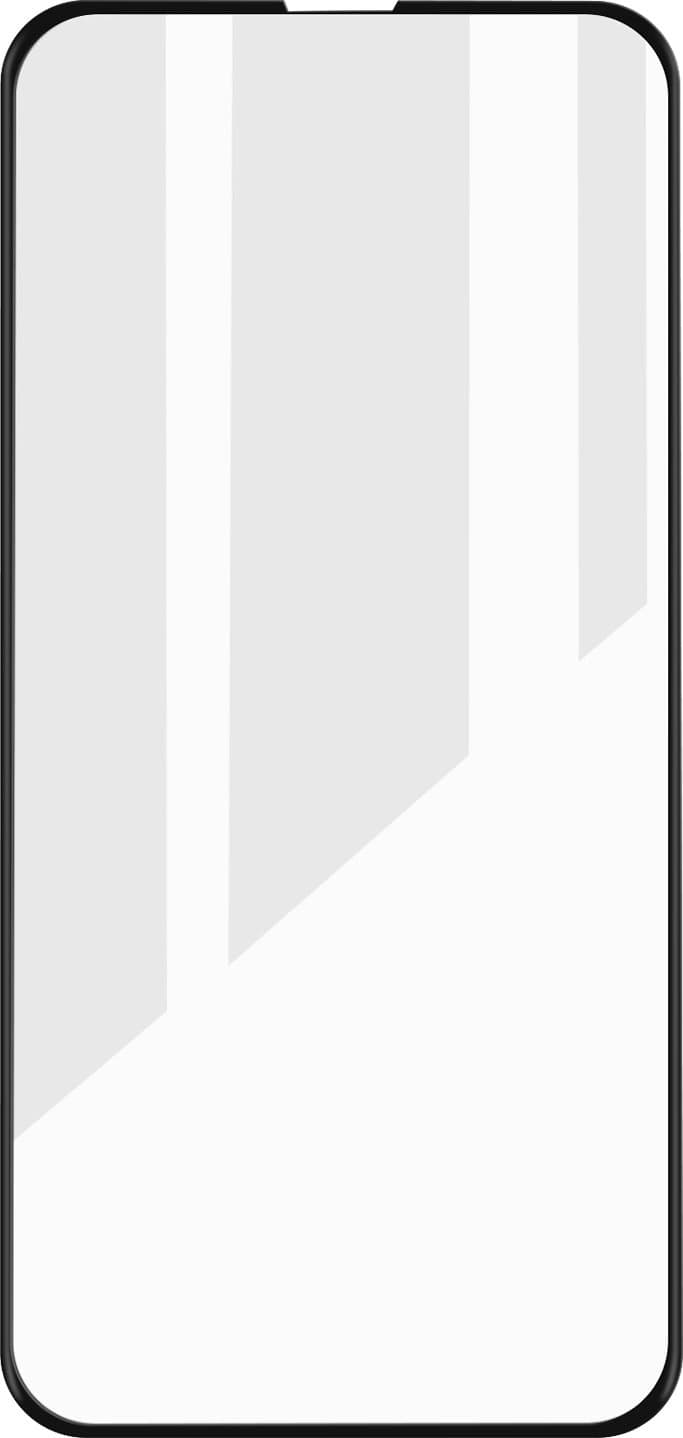 Калено стъклено защитно покритие за дисплея на iPhone 13 mini - 3MK HardGlass Max Full Screen Tempered Glass (черен-прозрачен)