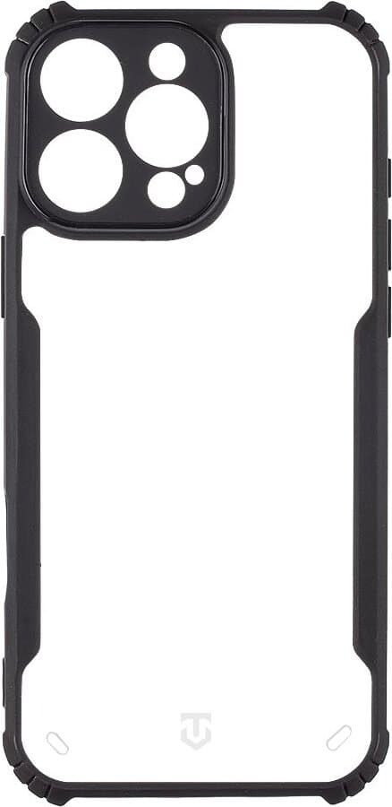 Хибриден удароустойчив кейс за iPhone 16 Pro Max - Tactical Quantum Stealth Hybrid Case (черен-прозрачен)