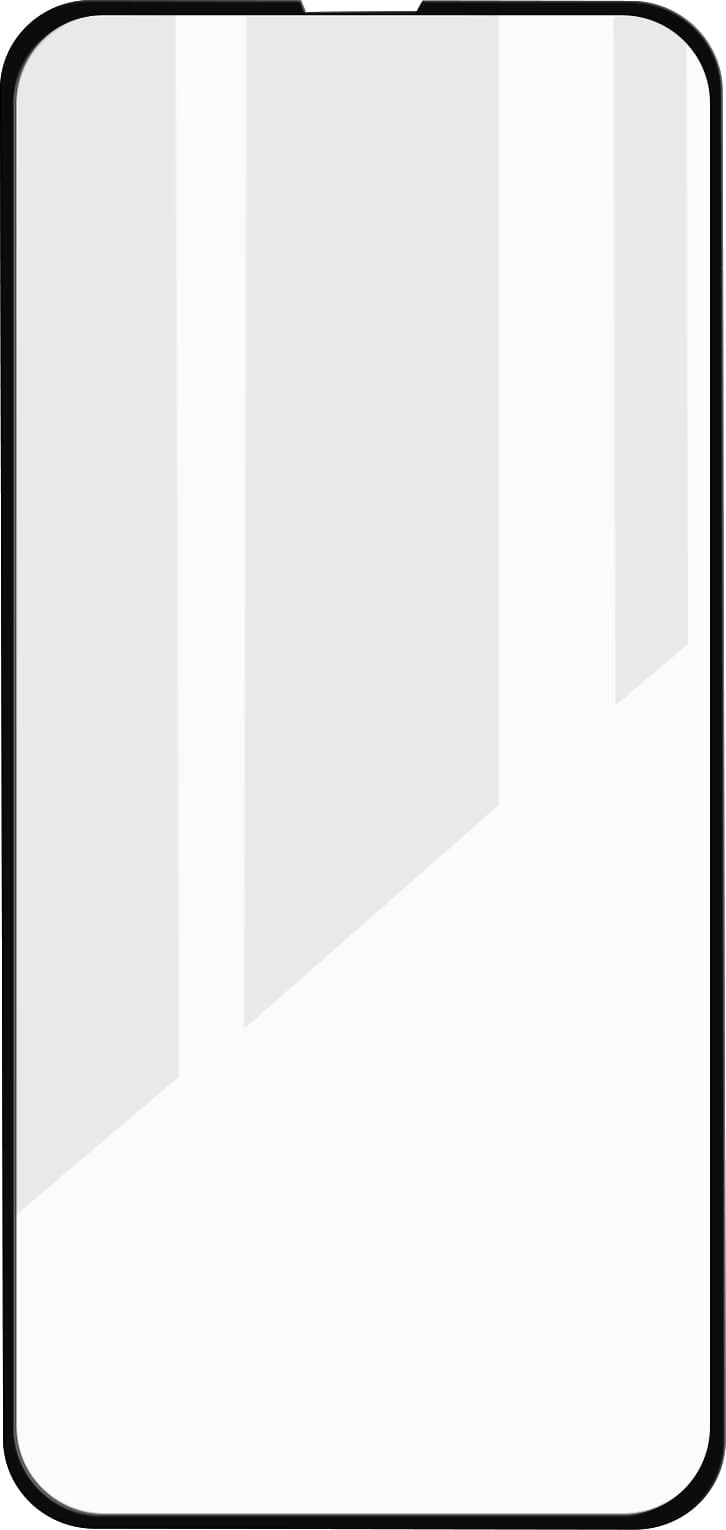 Хибридно стъклено защитно покритие за дисплея на iPhone 13 mini - 3mk NeoGlass Screen Protector (черен-прозрачен)