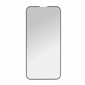 Калено стъклено защитно покритие за дисплея на iPhone 13 mini - Prio 3D Glass Full Screen Curved Tempered Glass (черен-прозрачен)