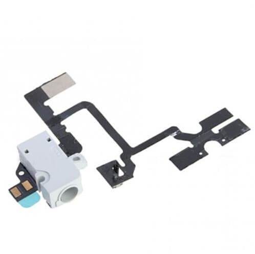 Оригинален модул за звука за iPhone 4 - OEM Audio Jack Flex Cable (бял)