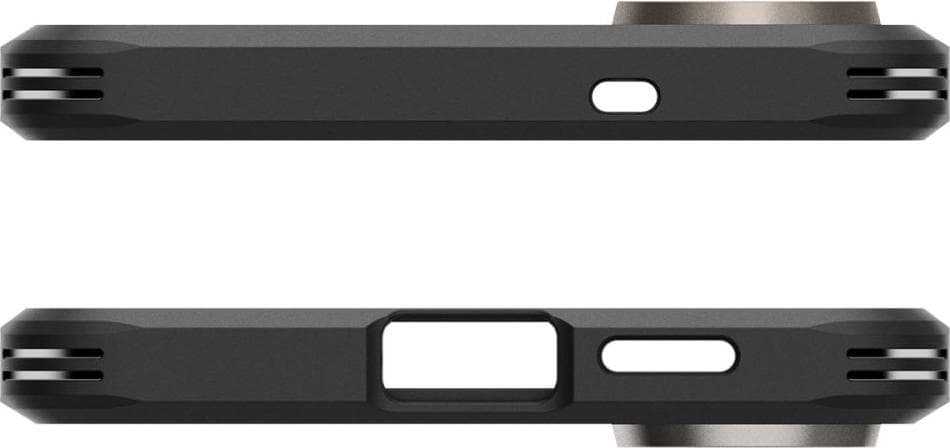 Хибриден кейс с най-висока степен на защита с MagSafe за Samsung Galaxy S25 Edge - Spigen Tough Armor MagSafe Case (тъмносив)