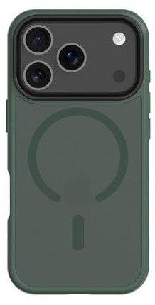 Хибриден удароустойчив кейс с MagSafe за iPhone 17 Pro - Tactical MagForce Hyperstealth Cover (тъмнозелен)