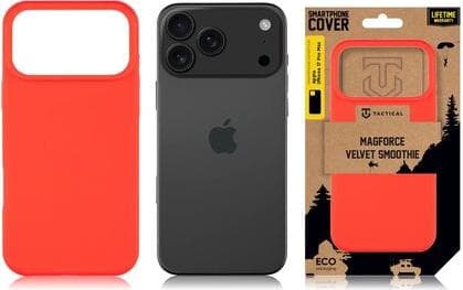 Силиконов калъф с MagSafe за iPhone 17 Pro Max - Tactical MagForce Velvet Smoothie Cover (червен)