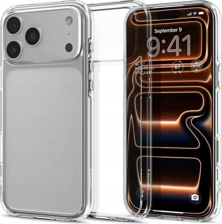 Хибриден кейс с висока степен на защита за iPhone 17 Pro Max - Spigen Ultra Hybrid Case (прозрачен)