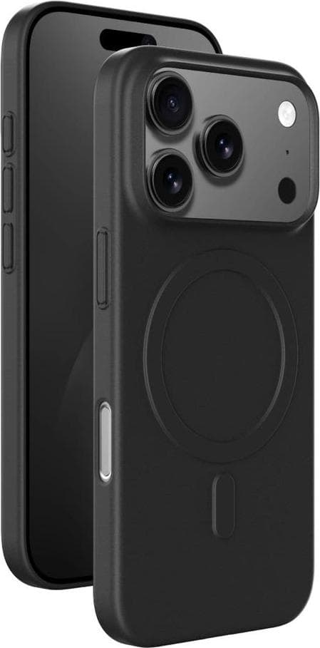 Качествен тънък матиран кейс с MagSafe за iPhone 17 Pro - AmazingThing Minimal Air MagSafe Case (черен)
